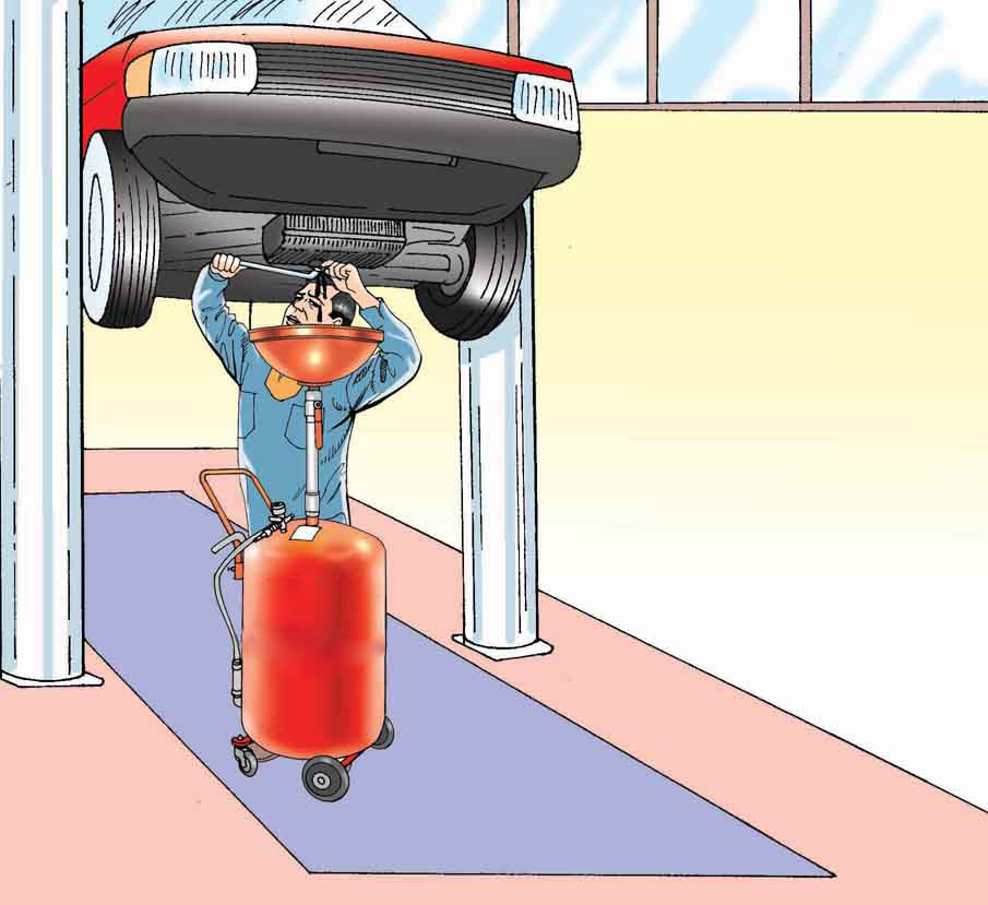 Havalı Yağ Boşaltma Deposu Tankı 60 Lt – 4260