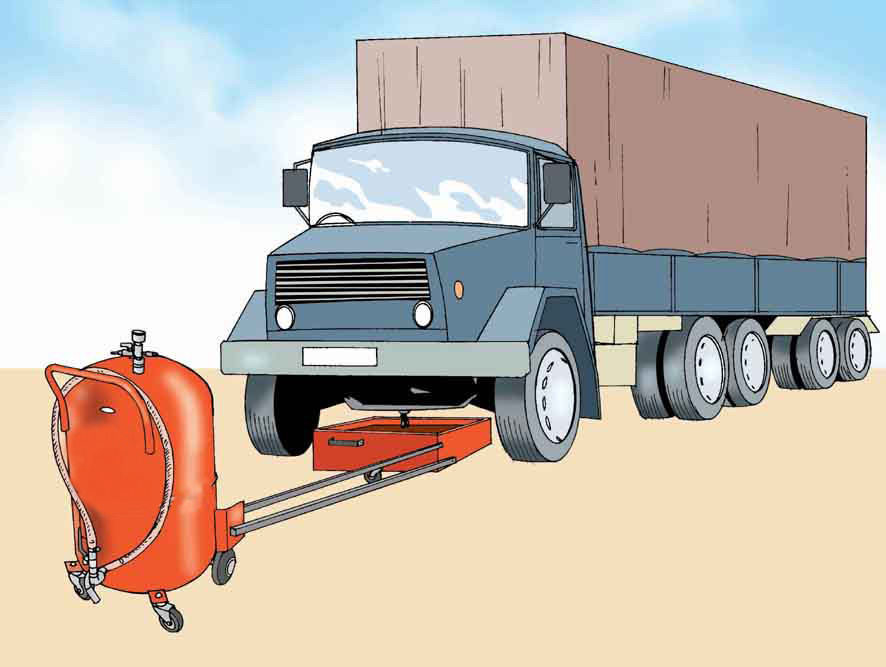 Havalı Yağ Boşaltma Deposu Tankı Ağır Hizmet 80 Lt – 4295